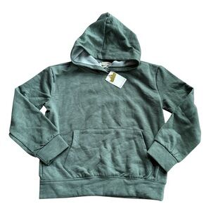 Crown of Hearts Green Hoodie Sweatshirt Girls S NWT